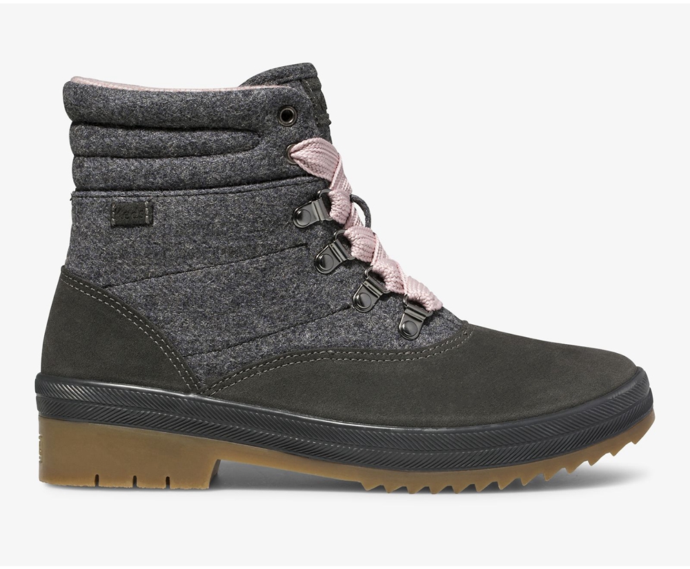 Keds Stiefel Damen Dunkelgrau - Camp Water-Resistant W/ Thinsulate™ - ZWY-769054